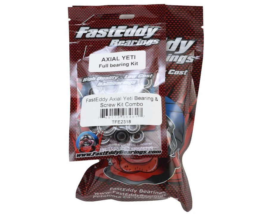 Parts * | Fasteddy Axial Yeti Bearing & Screw Kit Combo