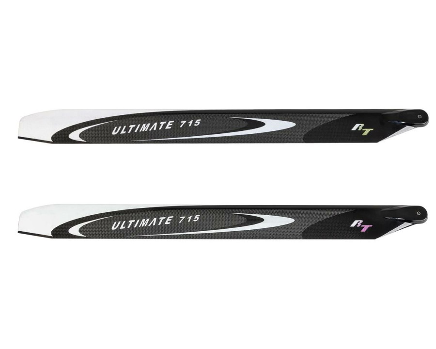 Blades * | Rotortech 715Mm "Ultimate" Flybarless Main Blade Set (Purple/Green) (Limited Edition)