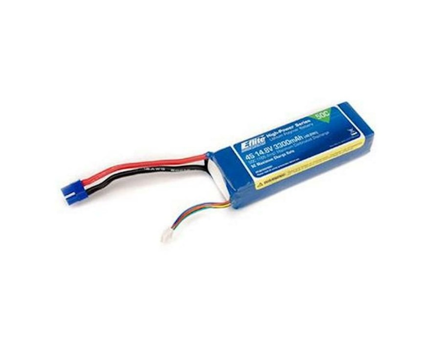 Batteries * | E-Flite 3300Mah 4S 14.8V 50C Lipo, 12Awg Ec3