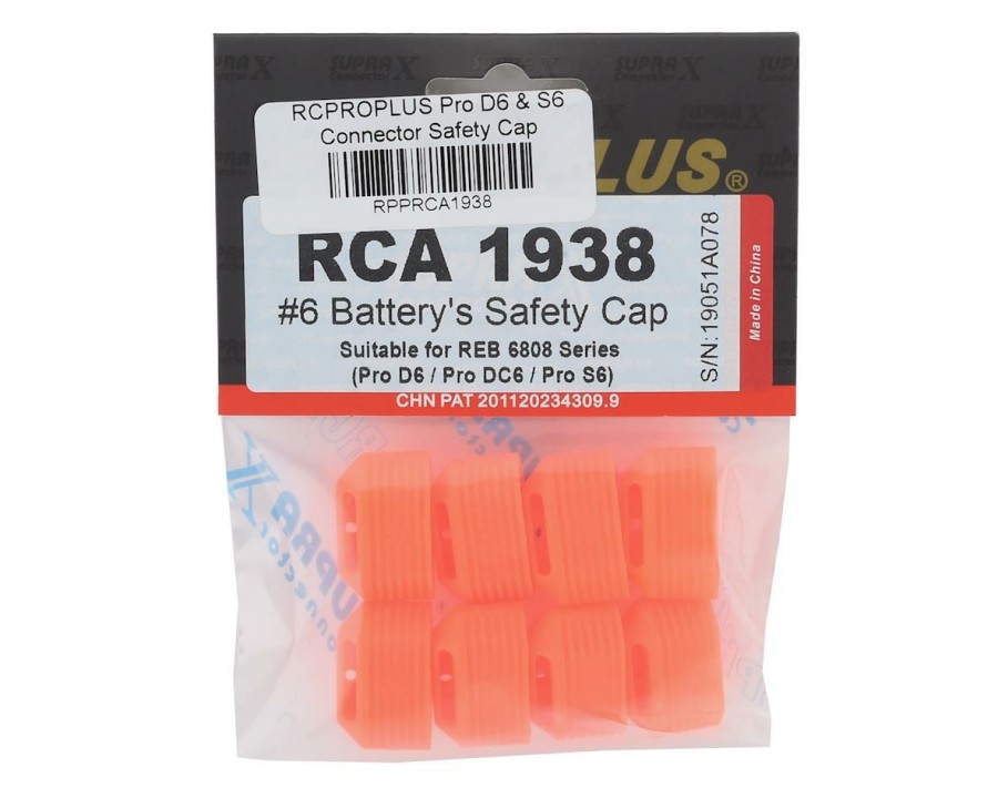 Electronics * | Rcproplus Pro D6 & S6 Connector Safety Cap (8)