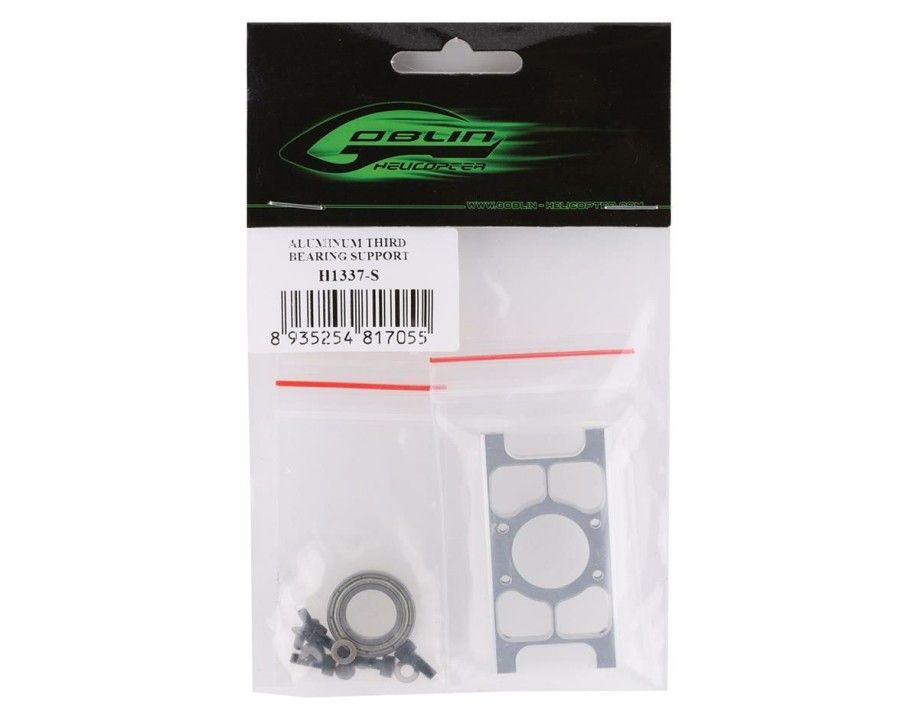 Parts * | Sab Goblin Aluminum Third Bearing Support (Raw Nitro)