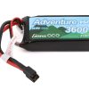 Batteries * | Gens Ace Adventure 3S Lihv Battery Pack 60C (11.4V/3600Mah) W/Universal Connector