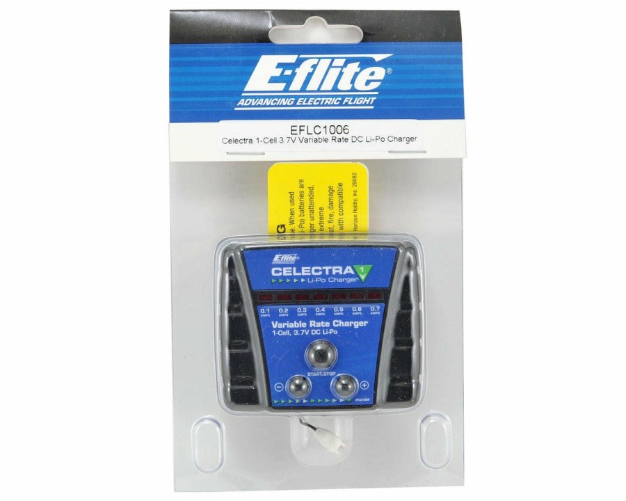 Batteries * | E-Flite Celectra Variable Rate Dc 1-Cell Lipo Charger