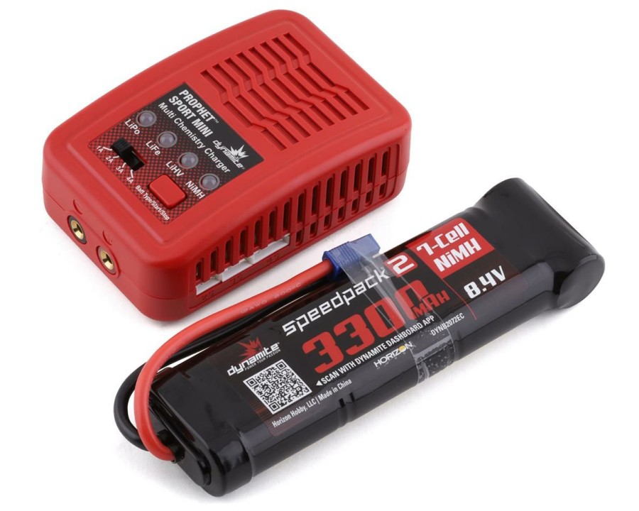 Batteries * | Dynamite Powerstage Prophet Sport Charger W/7 Cell Nimh Battery