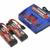 Batteries * | Traxxas Ez-Peak 3S "Completer Pack" Dual Multi-Chemistry Battery Charger W/Two Power Cell Batteries (5000Mah)