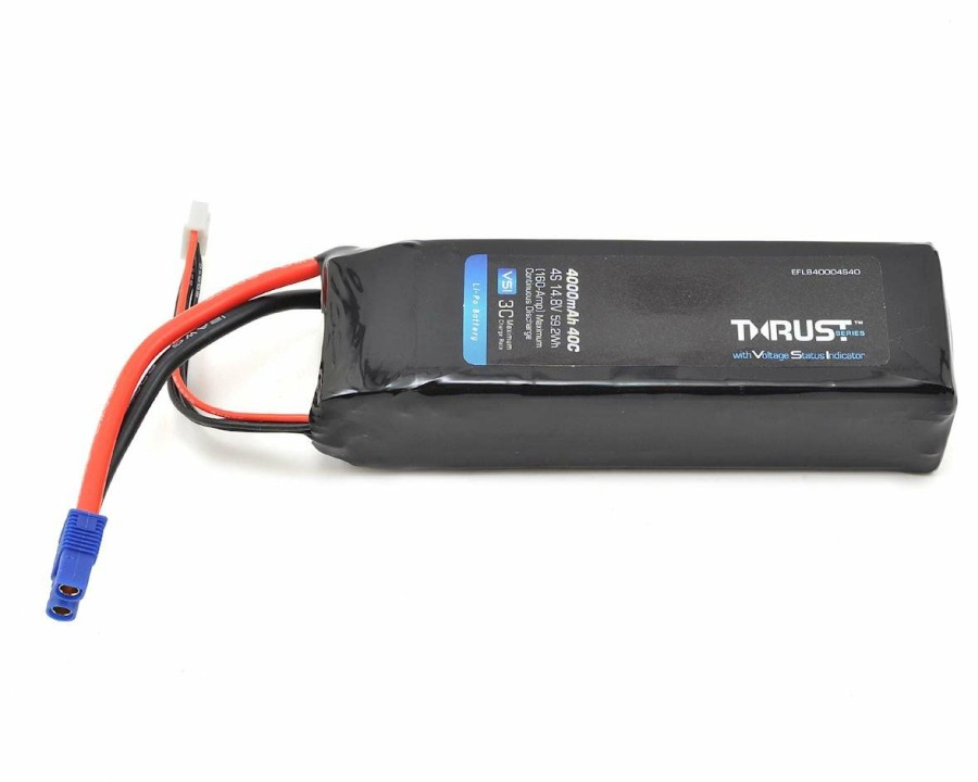 Batteries * | E-Flite 4S 40C Thrust Vsi Lipo Battery (14.8V/4000Mah) W/Ec3 Connector