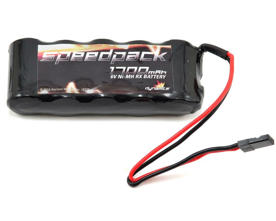 Batteries * | Dynamite 5-Cell 6.0V Flat Nimh Receiver Battery Pack (1700Mah)