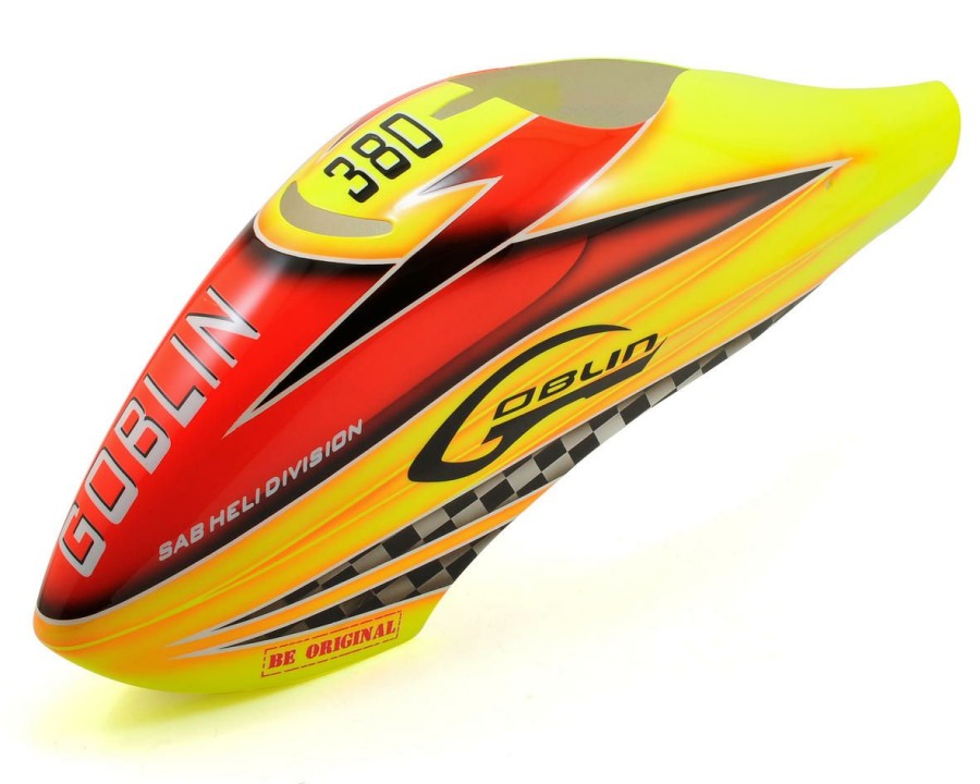 Parts * | Sab Goblin Goblin 380 Canopy (Yellow/Orange)