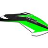 Parts * | Tron Helicopters Tron 5.5E Canopy (Green/Black)