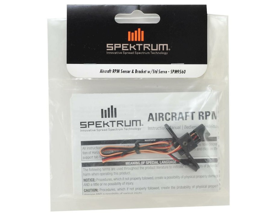 Electronics * | Spektrum Rc Aircraft Rpm Sensor & Bracket W/Std Servo Connector