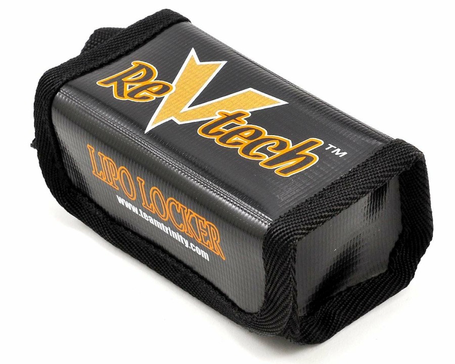 Batteries * | Trinity Revtech "Li-Po Locker" 1 Cell Lipo Charging Bag (Black)