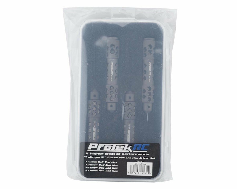 Maintenance * | Protek Rc "Trutorque Sl" Metric Ball End Hex Driver Set (4) (1.5Mm, 2.0Mm, 2.5Mm, 3.0Mm)