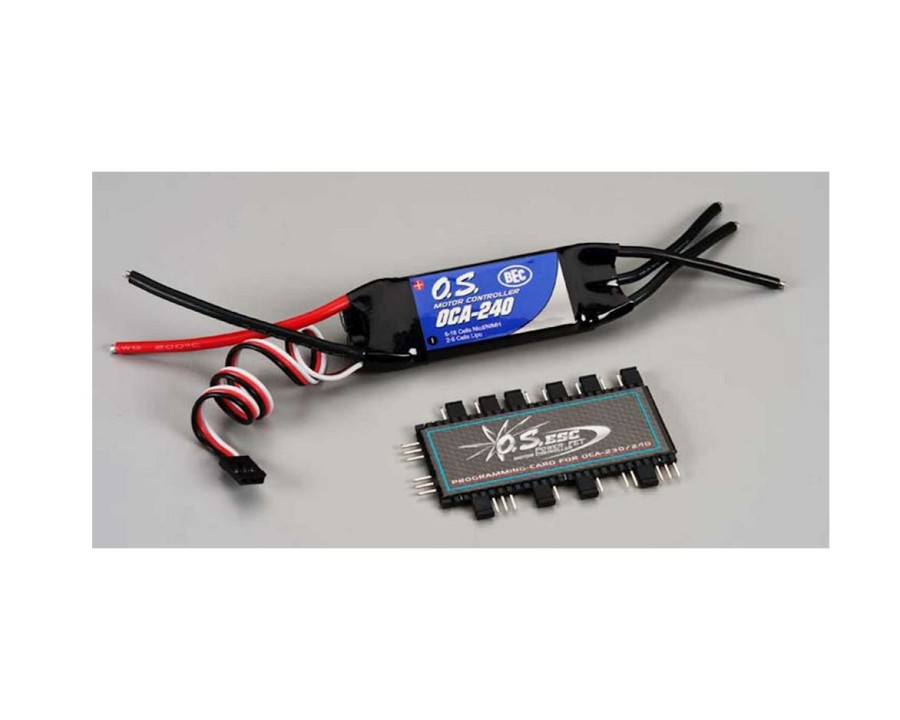 Electronics * | O.S. Oca-240 40A 25V Esc With Ocp-2 Programming Card