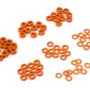 Parts * | Yeah Racing 3 0.25/0.5/1.5/2/2.5/3Mm Flat Washer Set (Orange) (70)