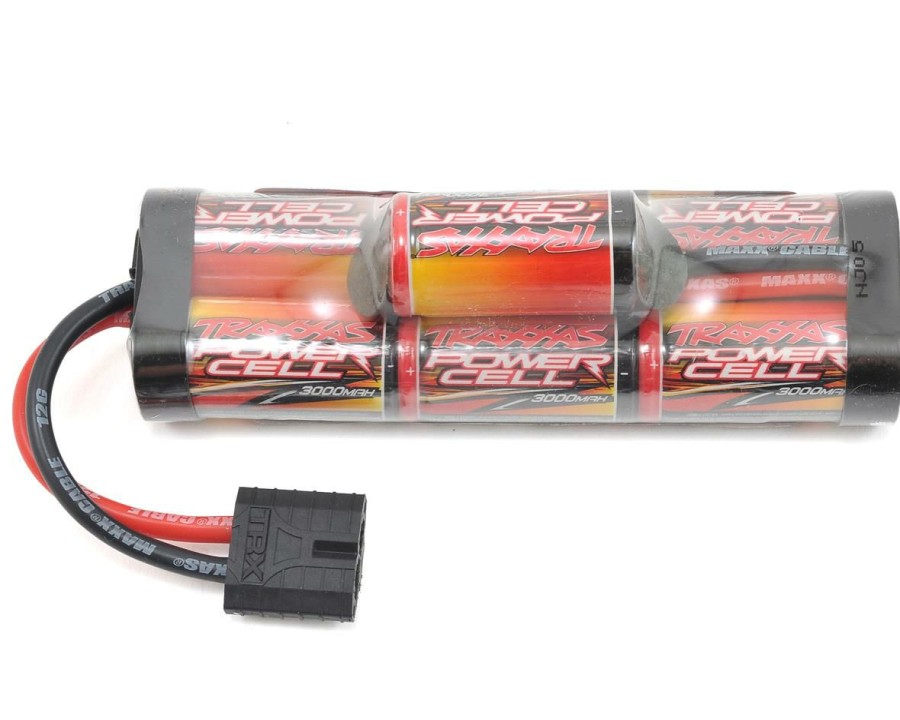 Batteries * | Traxxas 7-Cell Nimh Battery/Charger Completer Pack W/One Power Cell 3000Mah 8.4V Hump Battery