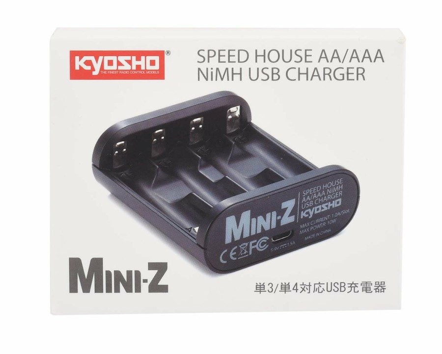 Batteries * | Kyosho Speed House Mini-Z Aa & Aaa Nimh Usb Charger