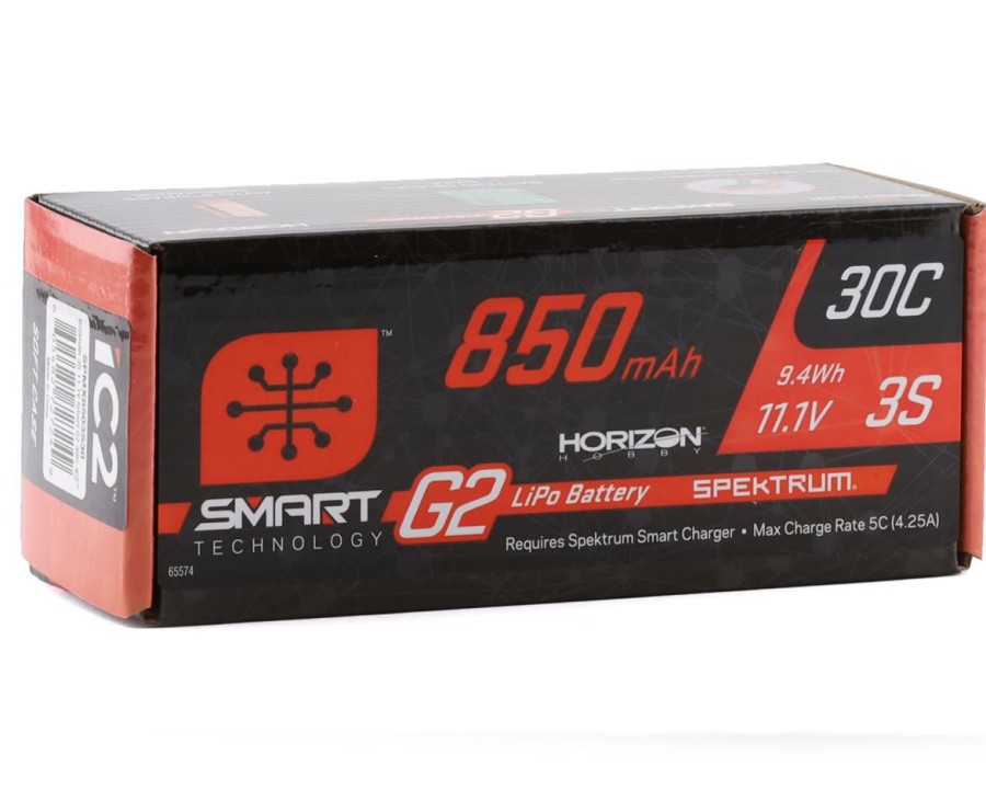 Batteries * | Spektrum Rc 3S Smart G2 Lipo 30C Battery Pack W/Ic2 Connector (11.1V/850Mah)