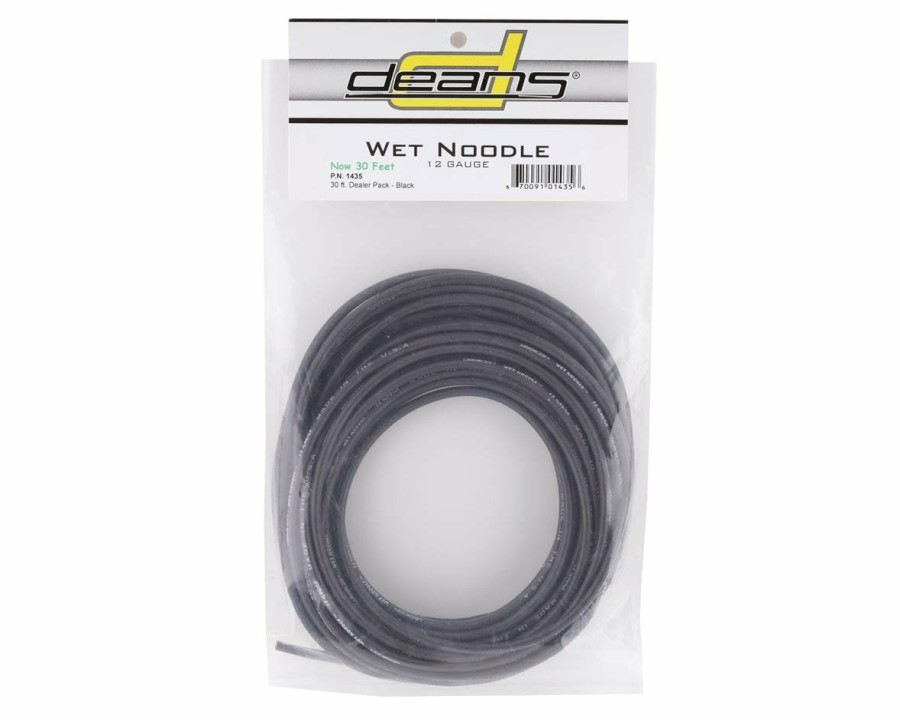 Electronics * | Deans 12Awg Wet Noodle Wire (Black) (30 )