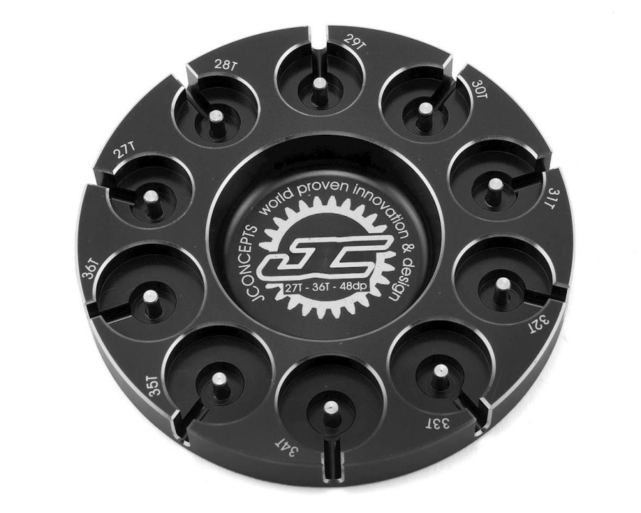 Batteries * | Jconcepts Aluminum Pinion Puck Stock Range (Black)