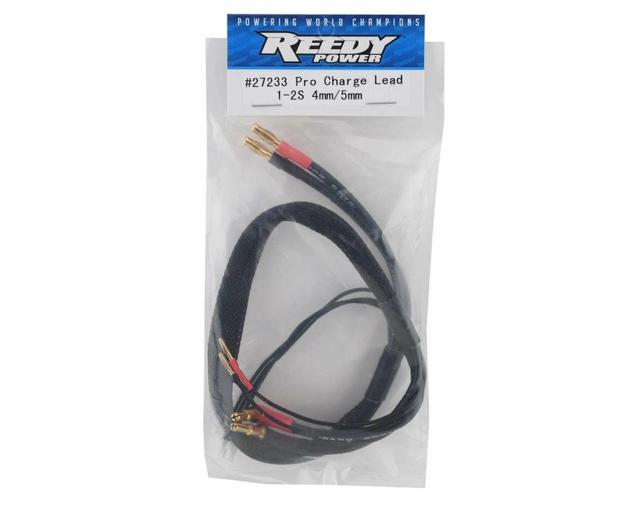 Batteries * | Reedy 1-2S 4Mm/5Mm Pro Charge Lead