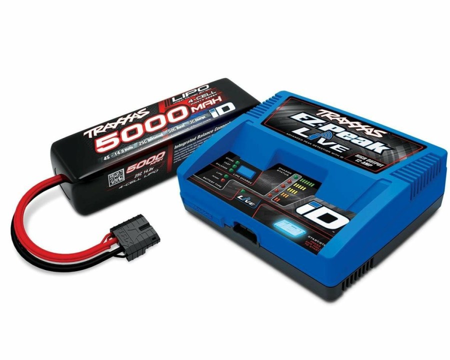 Batteries * | Traxxas Ez-Peak Live 4S "Completer Pack" Battery Charger W/One Power Cell Battery (5000Mah)