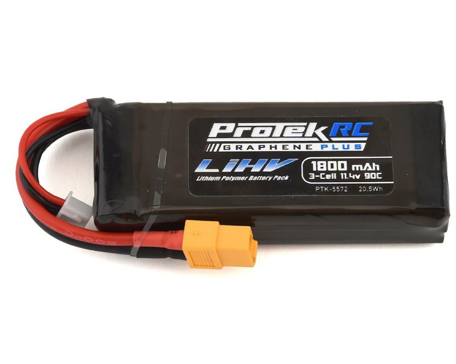 Batteries * | Protek Rc 3S 90C Si-Graphene + Hv Lipo Battery W/Xt60 Connector (11.4V/1800Mah)