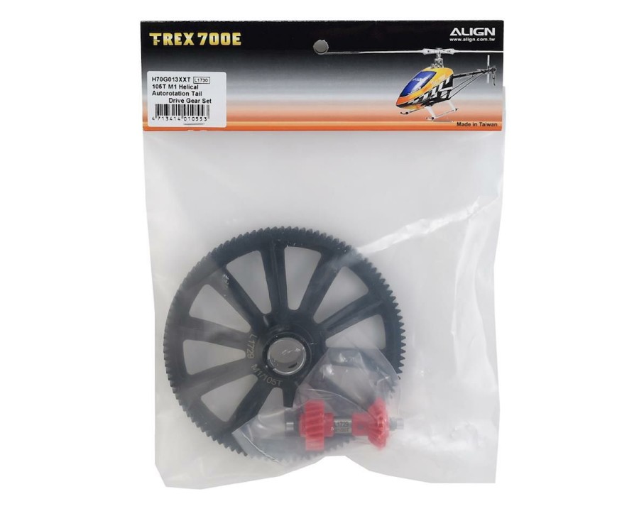 Parts * | Align M1 Autorotation Tail Drive Gear Set (105T)