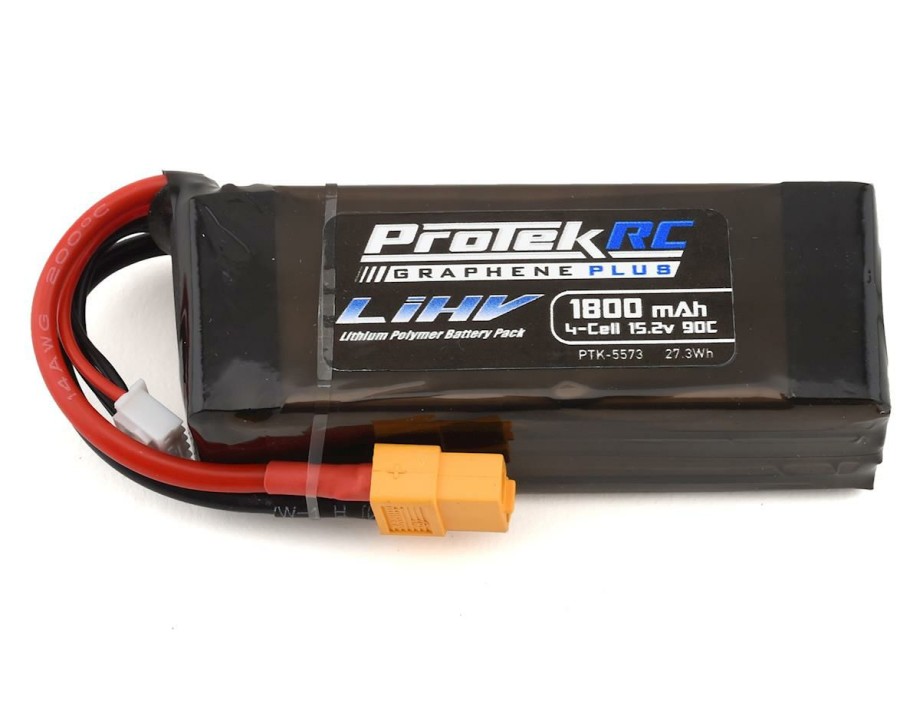 Batteries * | Protek Rc 4S 90C Si-Graphene + Hv Lipo Battery W/Xt60 Connector (15.2V/1800Mah)