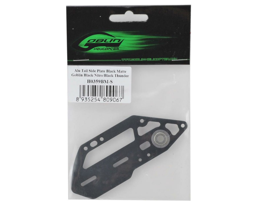 Parts * | Sab Goblin Aluminum Tail Side Plate (Matte Black)