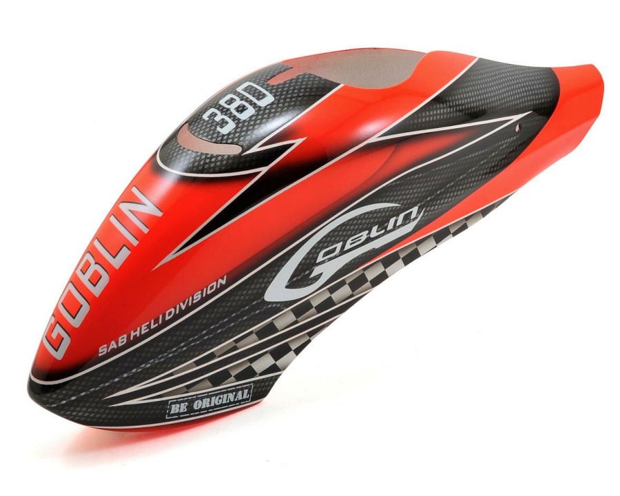 Parts * | Sab Goblin Goblin 380 Canopy (Red/Black)