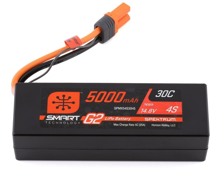 Batteries * | Spektrum Rc 4S Smart G2 Lipo 30C Battery Pack W/Ic5 Connector (14.8V/5000Mah)