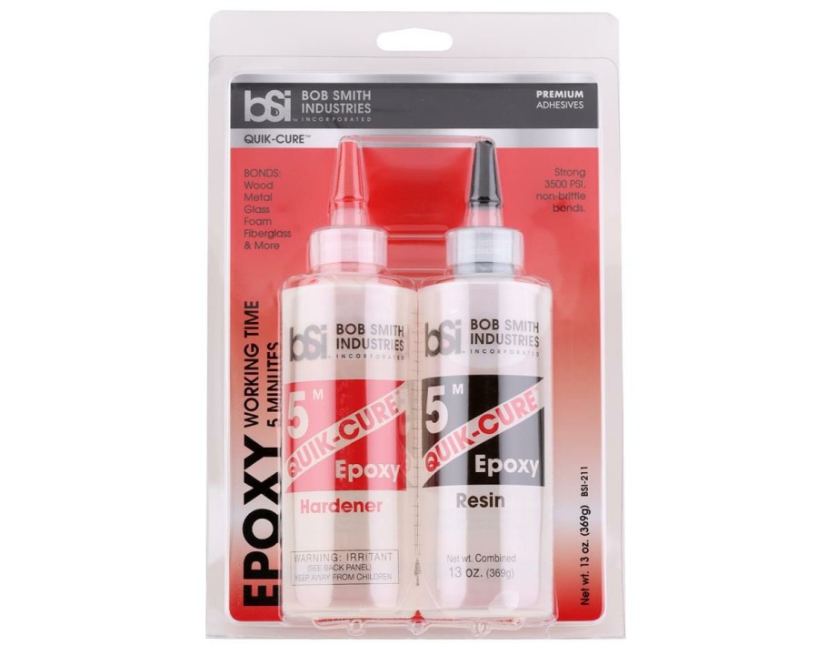 Maintenance * | Bob Smith Industries Quik-Cure 5 Minute Epoxy (13Oz)