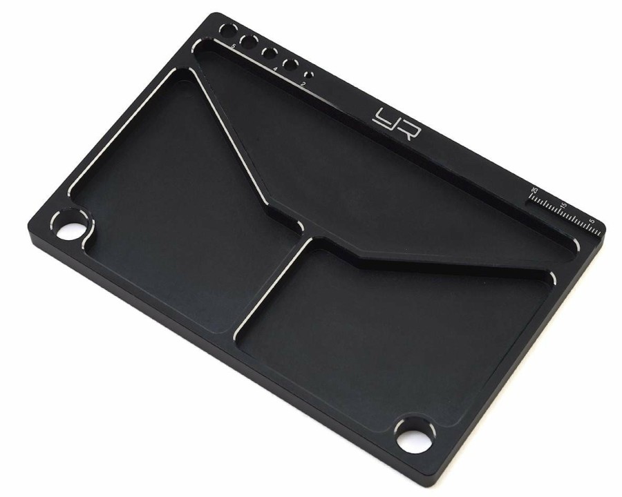 Maintenance * | Yeah Racing Aluminum Parts Tray (Black) (145X95X5Mm)