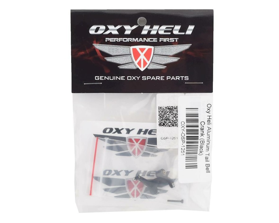 Parts * | Oxy Heli Aluminum Tail Bell Crank (Black)