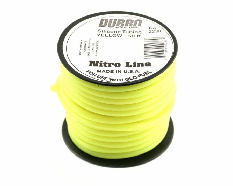 Engines/Fuel * | Dubro "Nitro Line" Silicone Fuel Tubing (Yellow) (50 )