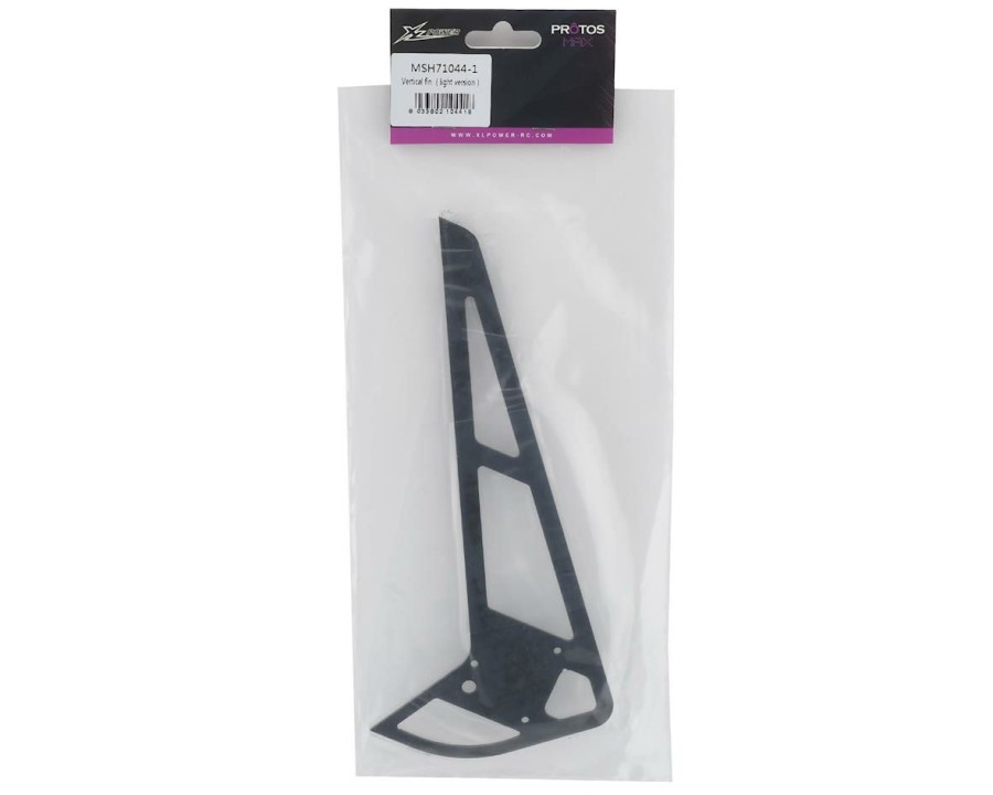 Parts * | Msheli Protos 700 Nitro Carbon Fiber Vertical Fin