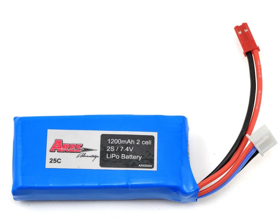 Batteries * | Ares 2S 25C Lipo Flight Battery (7.4V/1200Mah) (Ethos Hd/Fpv) W/Jst Connector