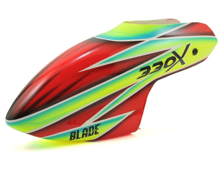 Parts * | Blade 330X Fiberglass Canopy (Green/Red)