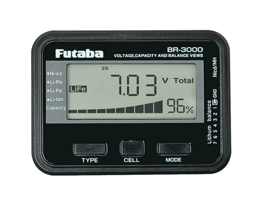 Batteries * | Futaba Br3000 Battery Checker