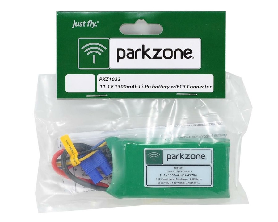 Batteries * | Parkzone 3S Lipo Battery (11.1V/1300Mah) W/Ec3 Connector