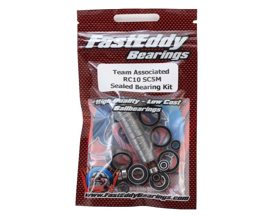 Parts * | Fasteddy Associated Rc10 Sc5M Sealed Bearing Kit