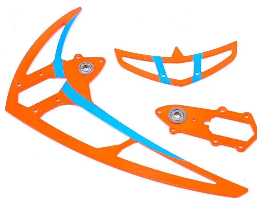 Parts * | Mikado Tail Rotor Fin Set (Neon Red)