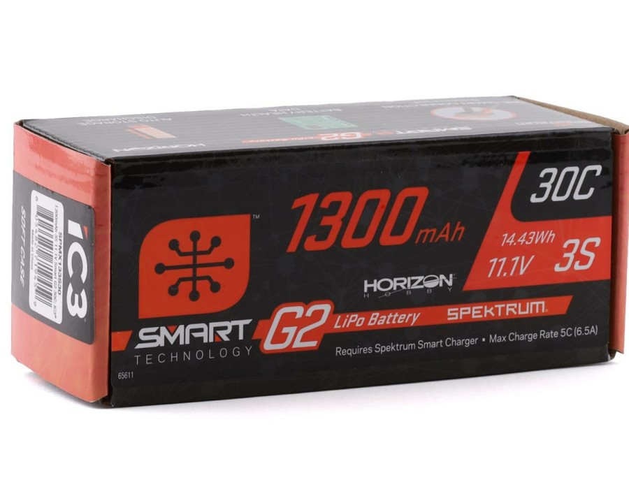 Batteries * | Spektrum Rc 3S Smart G2 Lipo 30C Battery Pack W/Ic3 Connector (11.1V/1300Mah)