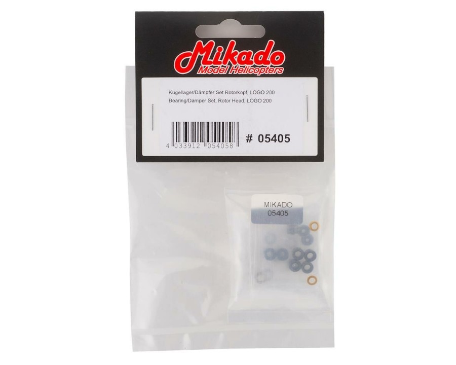 Parts * | Mikado Rotor Head Bearing & Damper Set (Logo 200)