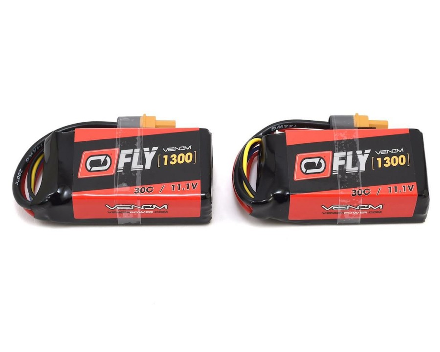 Batteries * | Venom Power 3S 30C Lipo Battery W/Uni 2.0 Connectors (11.1V/1300Mah) (Two Pack)