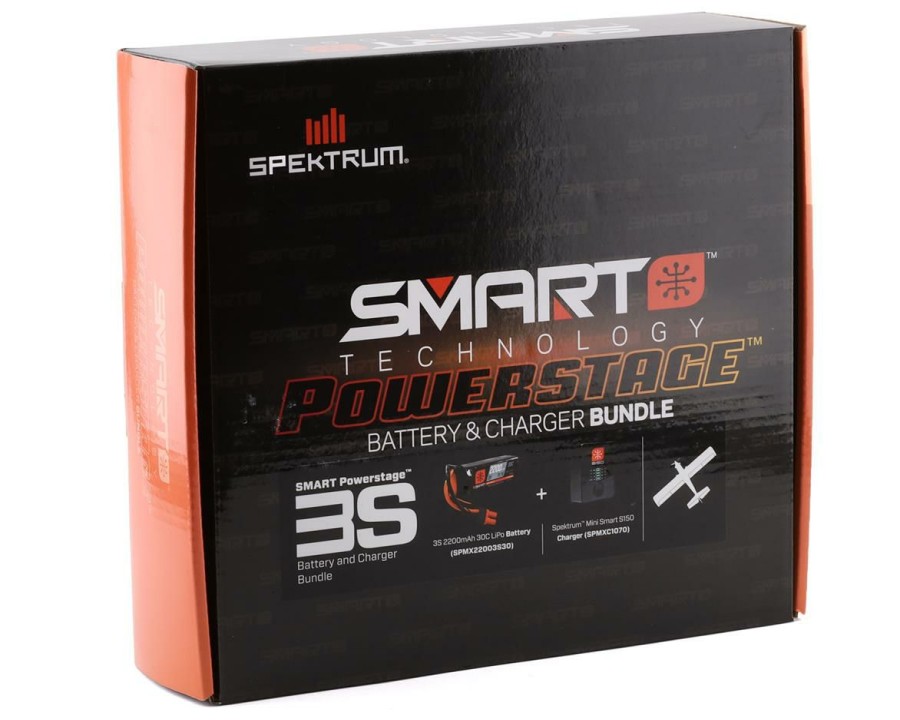 Batteries * | Spektrum Rc Smart Powerstage Air Bundle W/3S Smart Lipo Battery (2200Mah)