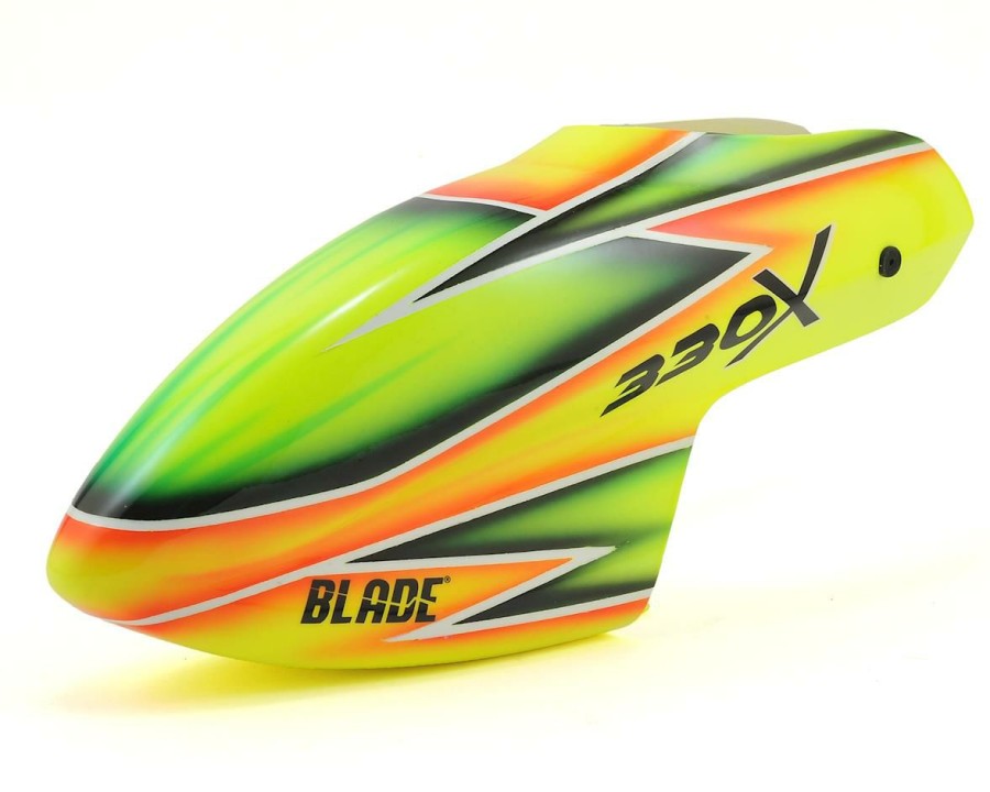 Parts * | Blade 330X Fiberglass Canopy (Yellow/Green)