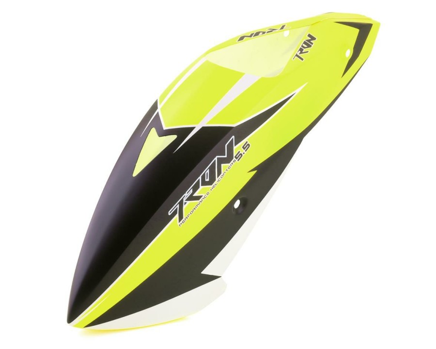 Parts * | Tron Helicopters Tron 5.5E Canopy (Black/Yellow)