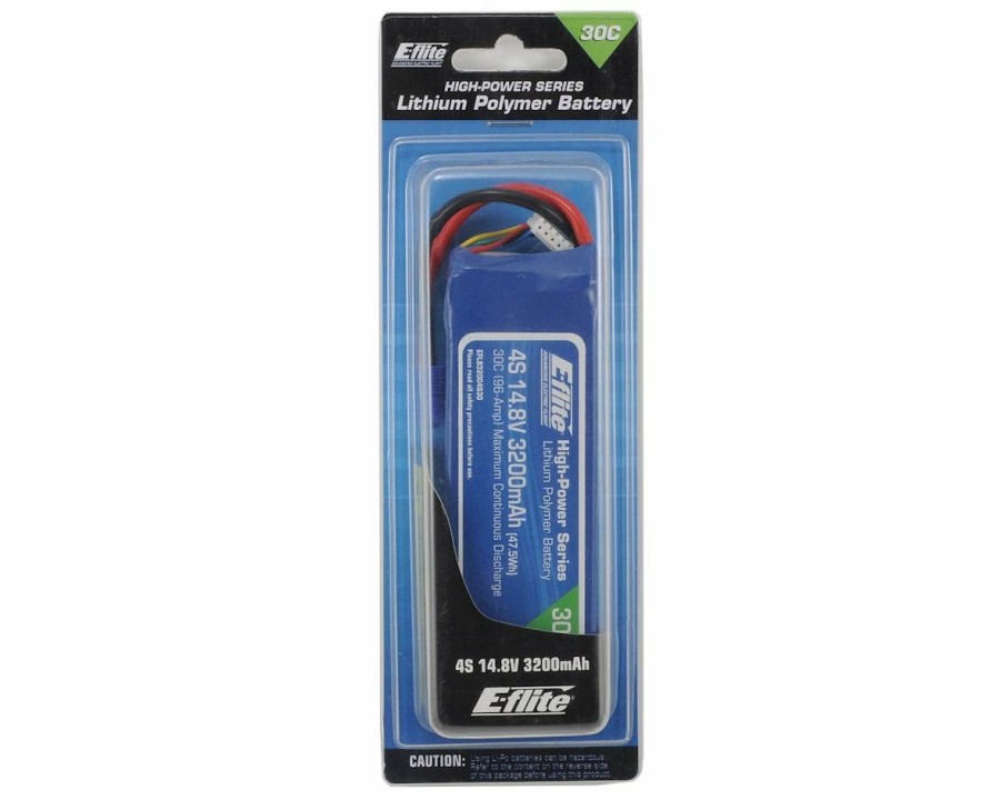 Batteries * | E-Flite 4S Lipo Battery 30C (14.8V/3200Mah) W/Ec3 Connector