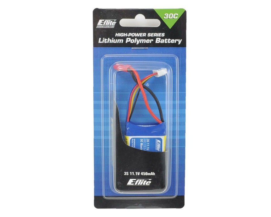 Batteries * | E-Flite 3S Lipo Battery 30C (11.1V/450Mah) W/Jst Connector